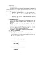 Bài thí nghiệm quá trình thiết bị