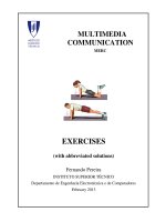 Exercises CMul 2012 2013