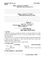 Giáo án tuần 4 lớp 4