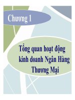 Bài giảng quản trị ngân hàng chương 1   tổng quan hoạt động kinh doanh ngân hàng thương mại