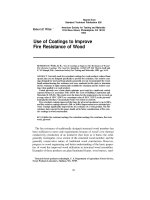 use of coatings to improve