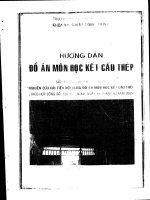 HƯỚNG DẪN THIẾT KẾ KẾT CẤU THÉP KHUNG ZAMIL