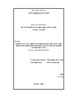 Nghiên cứu các nhóm giải pháp nhằm thúc đẩy việc triển khai hiệp định AICO đối với các doanh nghiệp cơ khí việt nam