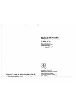 Algebraic dmodules  a borel et al