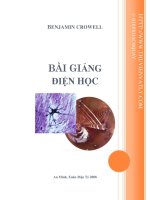 Bài giảng điện học của Benjamin Crowell