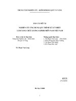 Nghiên cứu ứng dụng quy trình xử lý nhiệt làm tăng chất lượng saphir miền nam việt nam
