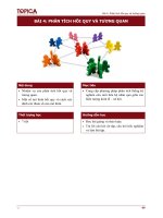 PHÂN TÍCH hồi QUY và TƯƠNG QUAN