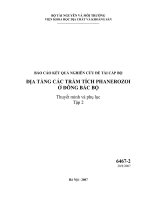 Địa tầng các trầm tích phanerozoi ở đông bắc bộ   tập 2