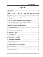 nghiên cứu phân tích hiệu quả hoạt động sản xuất kinh doanh của công ty tnhh điện cơ hoa phượng