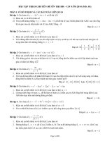bài tập theo chuyên đề ôn thi đh môn toán phần 1