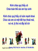 Giáo án bồi dưỡng tham khảo Hình vuông