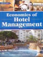 Economic of hotel management