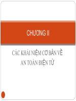 Chương II khái niệm cơ bản an toàn điện