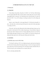 CƠ hội KHI THAM GIA AFTA của VIỆT NAM