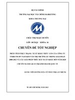 phân tích thực trạng xuất khẩuu thủy sản của công ty tnhh-tm-dv nam kim vào thị trường eu trong giai đoạn 2008-2012 và các giải pháp thúc đẩy xuất khẩu đến năm 2020