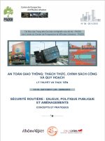 AN TOÀN GIAO THÔNG: THÁCH THỨC, CHÍNH SÁCH CÔNG VÀ QUY HOẠCH