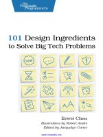 101 design ingredients to solve big tech problems