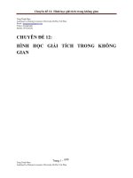 Hình giải tích trong không gian 2