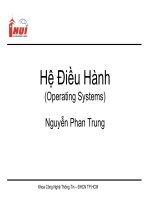 Chương 1 Hệ điều hành (operating systems)