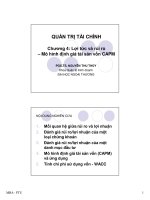 bài giảng quản trị tài chính doanh nghiệp chương 4 - pgs.ts. nguyễn thu thủy
