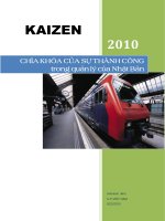 KAIZEN chìa khoá của sự thành công trong quản lý của Nhật Bản