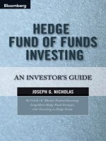 hedge fund of funds investing - an investor's guide [2004 isbn1576601242]