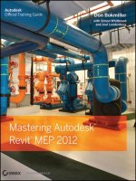 mastering autodesk revit mep 2012 [electronic resource]