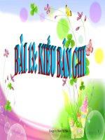 bài 11 kiểu bản ghi