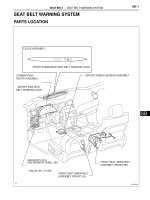 Toyota camry 2006 2011 seat belt   hệ thống đai an toàn trên toyota camry đời 2006 2011