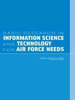 basic research in information science and technology for air force needs