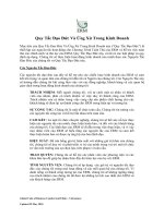 Quy Tắc Đạo Đức Và Ứng Xử Trong Kinh Doanh