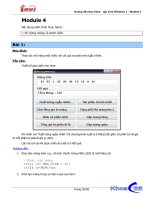 Hướng dẫn thực hành - Lập trình Windows 1 - Module 4