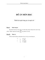 Thiết kế mạch tương tự và mạch số