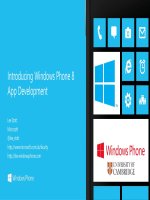 WP8 development cambridge