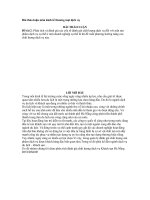 Bài thảo luận môn kinh tế thương mại dịch vụ