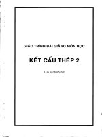 BÀI GIẢNG KẾT CẤU THÉP 2 - THS NGUYỄN VĂN GIANG