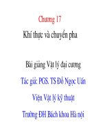 Khí thực và chuyển pha