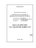 Chuyên đề : Cơ sở khoa học của việc nghiên cứu biên soạn lịch sử cơ quan công tác dân tộc ở nước ta