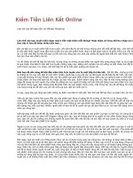 Kiếm tiền liên kết online