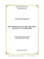 Hiệu chỉnh bất đẳng thức biến phân với toán tử loại đơn điệu