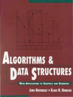 Algorithms and data structures with applications to graphics and geometry