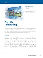 Bài 1: Tìm hiểu Photoshop