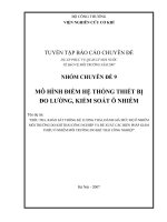 Đề tài : Đề xuất dự án mô hình điểm nghiên cứu thiết kế, công nghệ chế tạo hệ thống thiết bị khử lưu huỳnh cho nhà máy nhiệt điện đốt than công suất 300KW