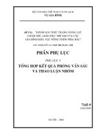 Tổng hợp kết quả chăm sóc giáo dục trẻ em vùng núi phí bắc