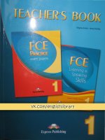 FCE Teacher Book