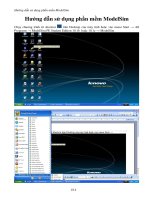 hướng dẫn sử dụng phần mềm modelsim