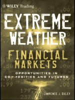 extreme weather and financial markets [electronic resource] opportunities in commodities and futures