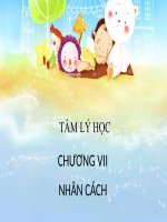 Tâm lý học Chương 7 Nhân cách