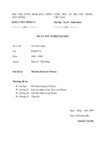 đồ án:Mô hình Mesh cho Wimax