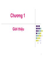 Chương 1 Giới thiệu Cơ sở dữ liệu